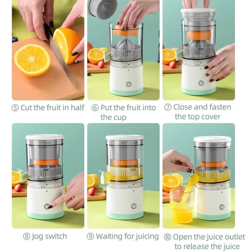 Wireless portable juice machine