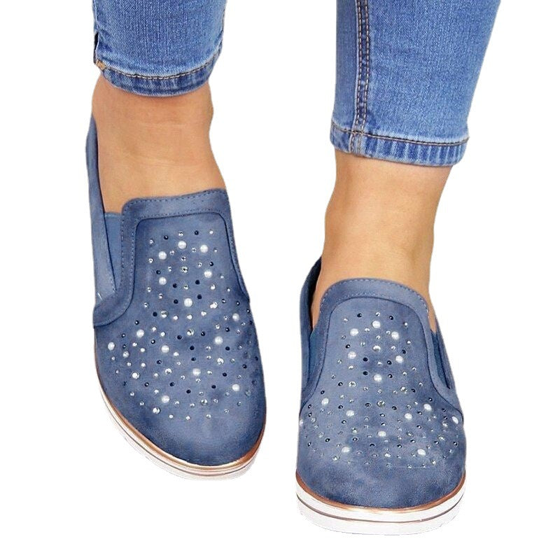 Women's Shining Casual Slip-on Shoes