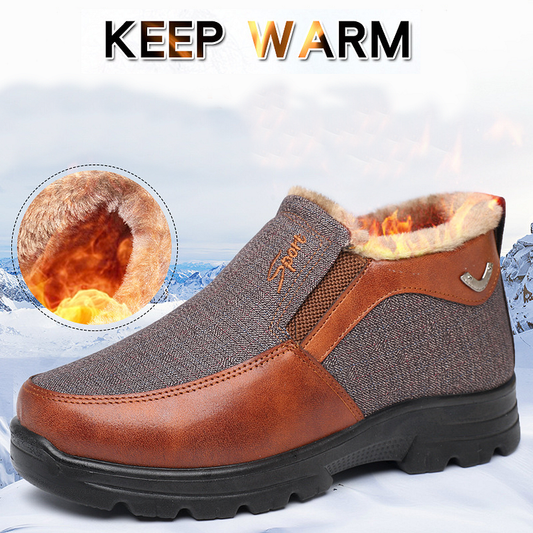 Brave shoes™ Men's Winter Waterproof Non-Slip Snow Ankle Boots