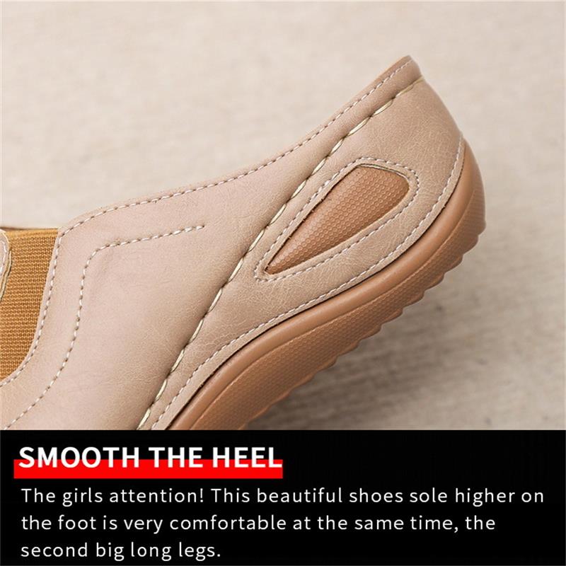 2023 Women's Casual Summer Daily Comfort Slip On Solid Color Leather Sandals