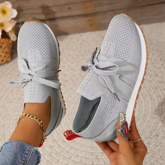 Women's Breathable Flying Woven Orthopedic Sneakers