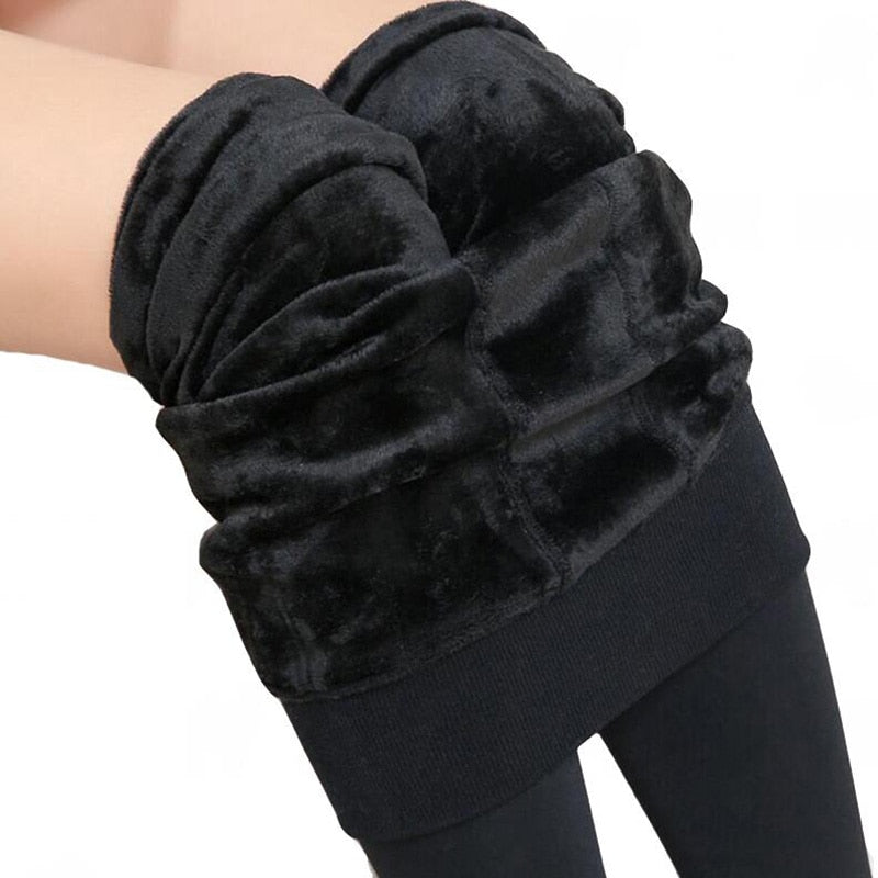 Winter Leggings Knitting Velvet Casual Legging