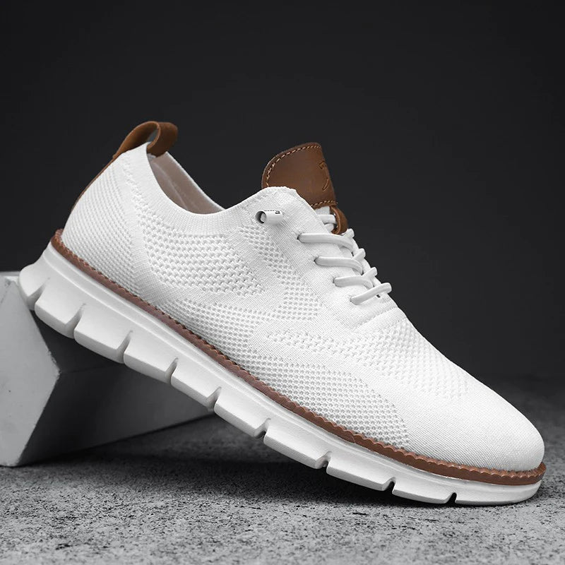 Summer breathable sneakers fly woven mesh shoes