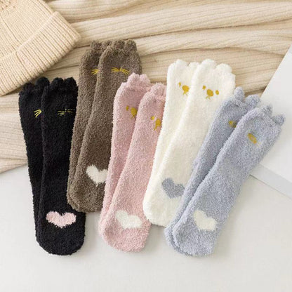 Winter Funny Animal Cute Fuzzy Socks