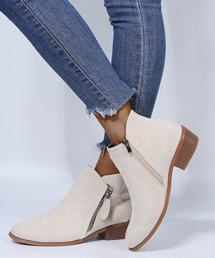 Zipper Platform Shoes