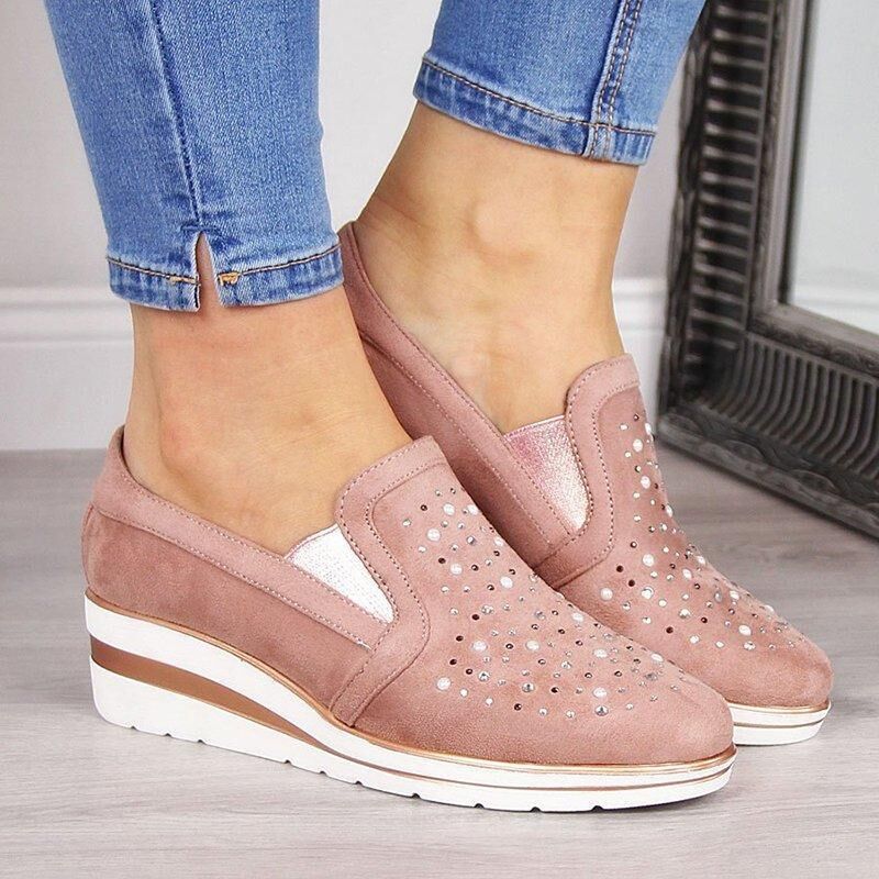 Women's Shining Casual Slip-on Shoes