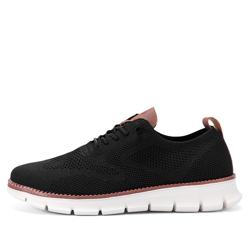 Summer breathable sneakers fly woven mesh shoes