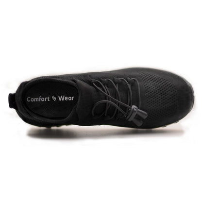 Ortho Stretch Cushion Shoes- Midnight Black