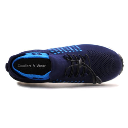 Ortho Stretch Cushion Shoes - White Blue