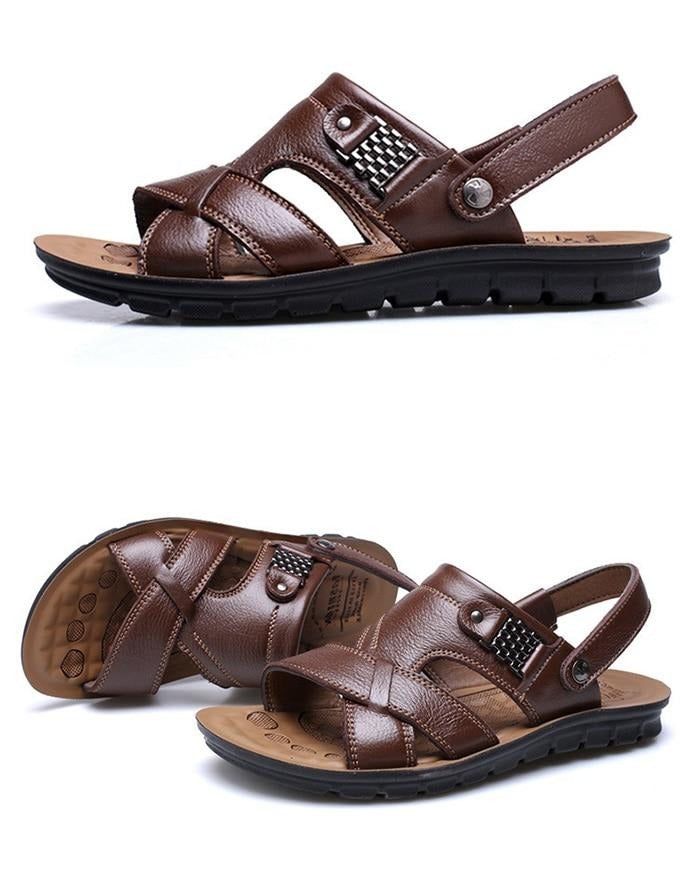 Falk Leather Roman Sandals