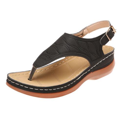 Low-Wedge Orthopedic Sandals Casual Flat Flip Flops Anti-Slip for Women - TheGivenGet